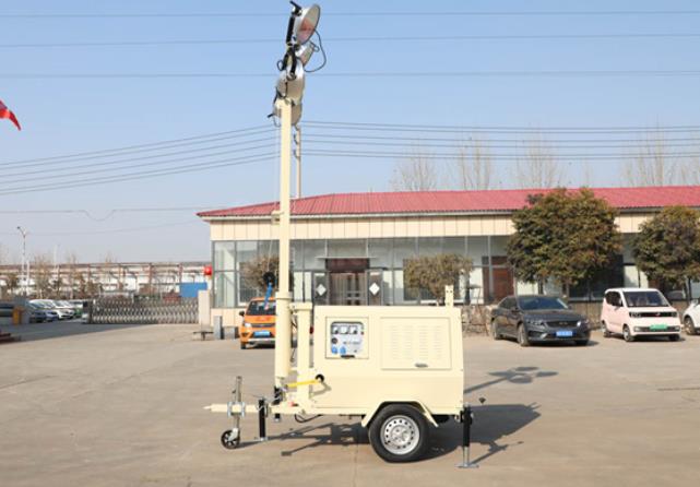翔工的照明燈車，哪里需要哪里搬